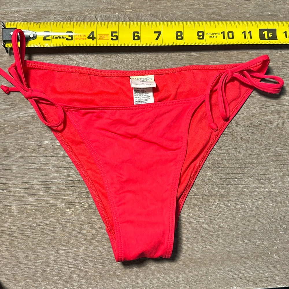 Abercrombie and fitch side tie bikini bottoms SMALL